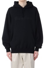 MIDDLE WEIGHT PULLOVER HOODED SWEAT SHIRT ( TYPE-1 ) / BLACK (25SS-WMC-SS21)