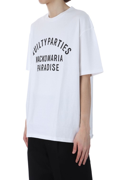 【WACKO MARIA】WASHED HEAVY WEIGHT T-SHIRT (TYPE-10) WASHED HEAVY WEIGHT CREW NECK T-SHIRT ( TYPE-10 ) / WHITE