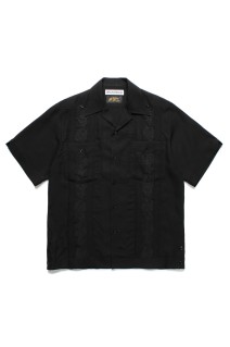 56 TATTOO STUDIO / CUBA SHIRT S/S / BLACK (56TS-WM-OC02)