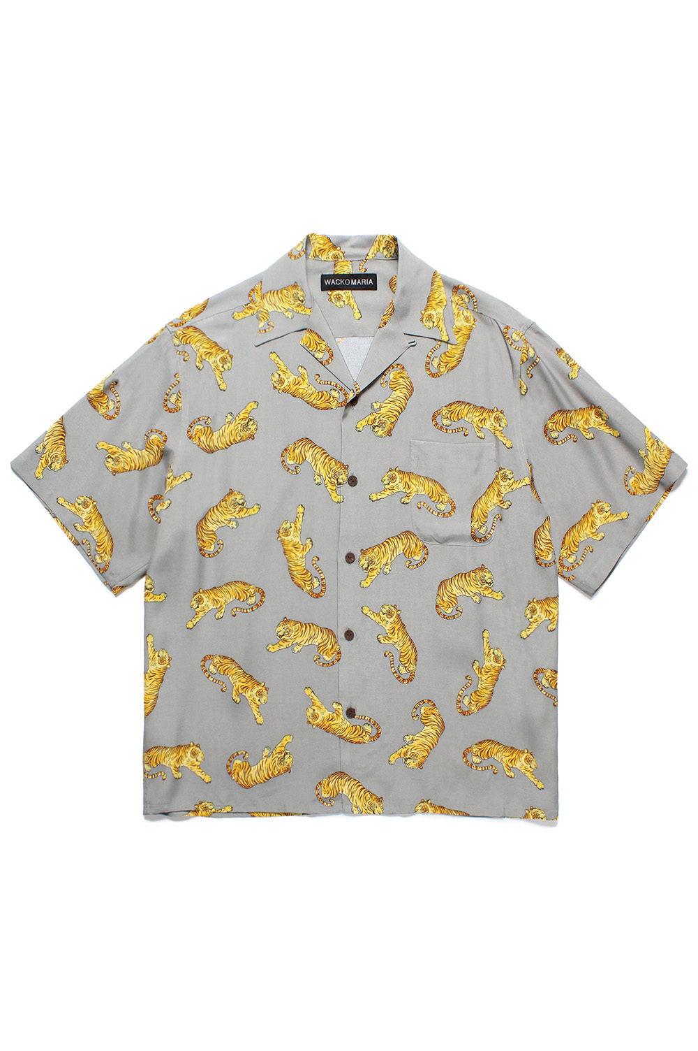 HAWAIIAN SHIRT S/S ( TYPE-8 ) / GRAY (25SS-WMS-HI08