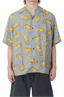 HAWAIIAN SHIRT S/S ( TYPE-8 ) / BLACK (25SS-WMS-HI08)