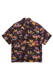 HAWAIIAN SHIRT S/S ( TYPE-2 ) / BLACK (25SS-WMS-HI02)