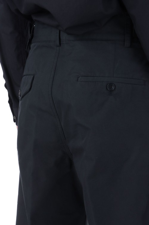 Santiago Officer Pants - Almost Black (AOESPT001) | セレクト