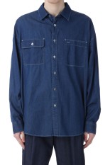 Portland Denim Shirt - Indigo (AODFSH010)