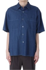 Writer Denim Shirt - Indigo (AOESSH006)