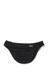 Whashed Denim Waist Bag / Black (PD25SS_AC05)