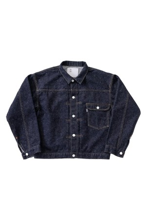 #001 T-BACK DENIM JACKET ONE-WASHED / INDIGO (JK-YY-0001)