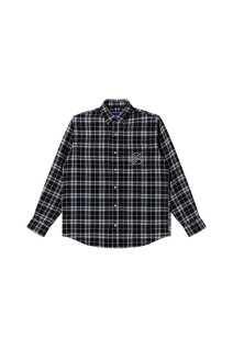 B EMBLEM FLANNEL SHIRT / MULTI (BEPSS25TP05)