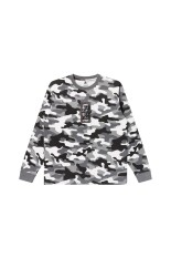 HWC CAMO L/S TEE / WHITE CAMO (BEPSS25LT02)
