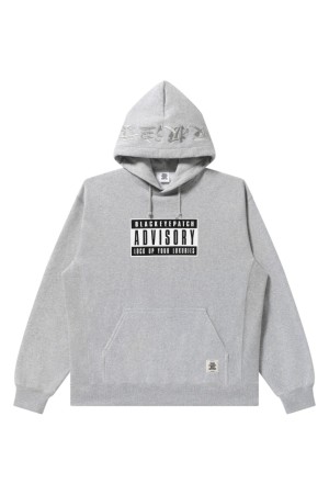 ADVISORY LABEL HOODIE / ASH (BEPSS25CS30)