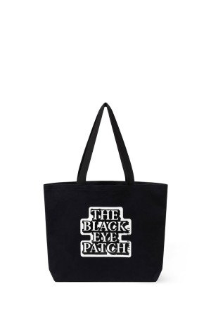 OG LABEL TOTE BAG LARGE / BLACK (BEPSS25AC12)