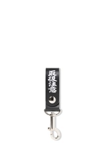 HWC LEATHER HOOP KEYCHAIN / BLACK (BEPSS25AC18)