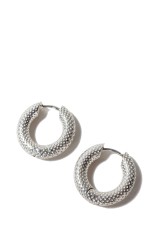 TINY DOT HOOPS - SILVER (A-50_S)