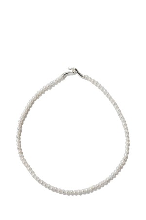 BABY PEARL COLLAR - SILVER (L-64L_SILVER)