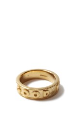 ENGRAVED RING GOOD HUMORIST - GOLD (A-120)