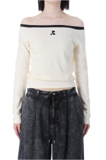 OFF-SHOULDER TOP -WHITE (RR251TP006)