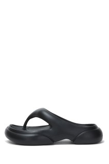New Flipflop Basic Line - BLACK (paes-04) (〜24cm)