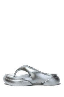 New Flipflop Coating / Metal Line - SILVER (paes-04) (〜24cm)