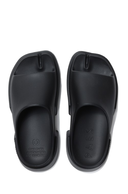Slide Basic Line - BLACK (paes-03) (25cm〜) | セレクトショップ
