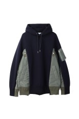 sacai Gonz ONE LOVE Hoodie -BLACK 001- (24-0815S) | セレクト