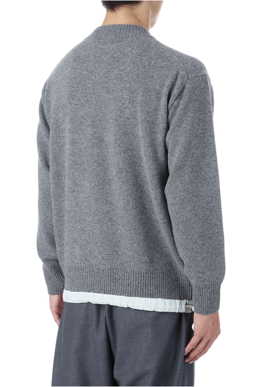 s Wool Knit Pullover - GRAY 301 (SCM-235) | セレクトショップ