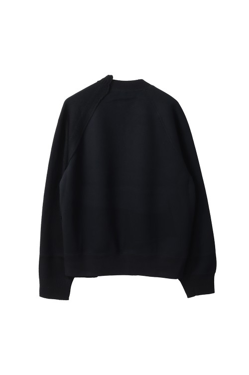 woolブラック今日発送 HIGHLAND WOOL ALPACA DRIVERS KNIT [BLACK] - WUNDER 大阪 セレクト