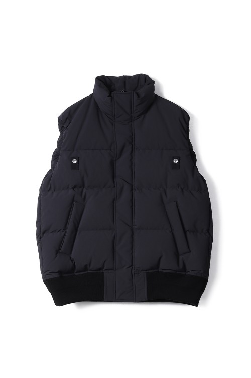 ブルッキー美品sacai Puffer Vest ブラック サイズ1 Puffer Vest - BLACK 001 (SCM-253) | セレクトショップ