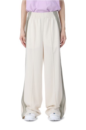 SIDE COLOR POINT TRACK PANTS IN IVORY - IVORY (KM2434PT004M)