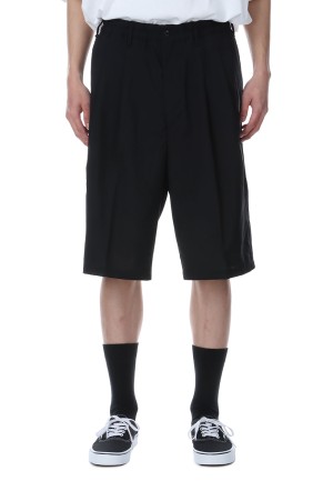 T/W 2 Tuck Easy Shorts / Black (CTE-25S103-PLAIN)