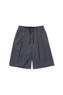 T/W 2 Tuck Easy Shorts / Gingham Check (CTE-25S103-CHECK)