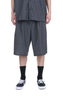 T/W 2 Tuck Easy Shorts / Gingham Check (CTE-25S103-CHECK)