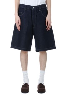 5 Pocket Denim Baggy Shorts / Indigo (CTE-25S106)