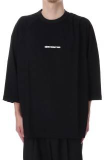 C/R Smooth Jersey T/Q Raglan Sleeve Tee / Black (CTE-25S325)