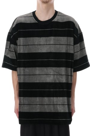 Velour Border S/S Tee / Black (CTE-25S328)