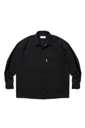 T/W Work L/S Shirt / Black (CTE-25S401-PLAIN)