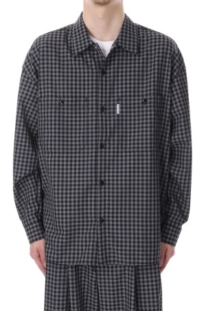 T/W Work L/S Shirt / Gingham Check (CTE-25S401-CHECK)