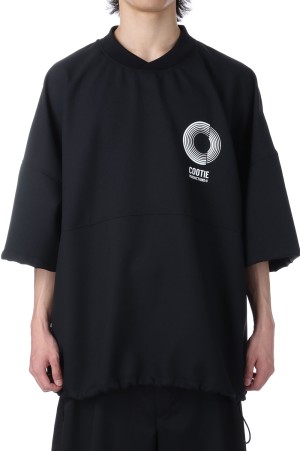 Polyester Twill S/S Football Top / Black (CTE-25S307)