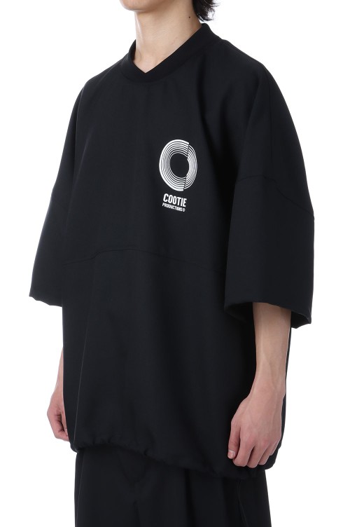 Polyester Twill S/S Football Top / Black (CTE-25S307) | セレクト