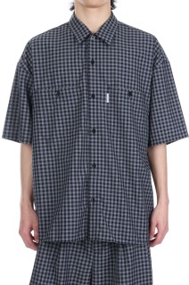 T/W Work S/S Shirt / Gingham Check (CTE-25S402-CHECK)