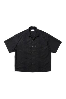 120/2 Typewriter Cuba S/S Shirt / Black (CTE-25S408)