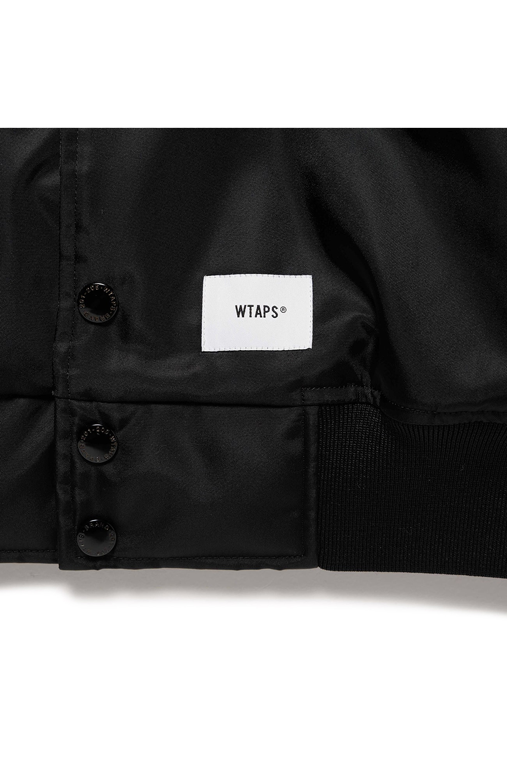 TEAM / JACKET / NYLON. TWILL / BLACK (251TQDT-JKM02