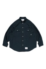 VEINY / LS / COTTON. TWILL / BLACK (251WVDT-SHM03 VEINY / LS / COTTON. TWILL / BLACK (251WVDT-SHM03