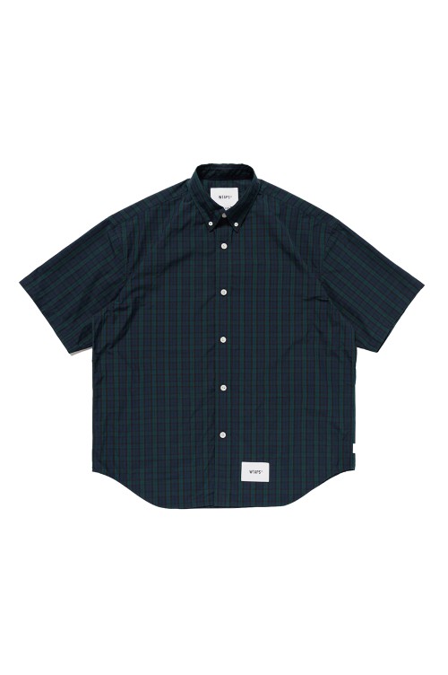 BD 04 / SS / COTTON. BROADCLOTH. TEXTILE / GREEN (251WVDT-SHM06  