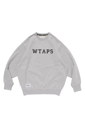 WTAPS PRTC / SWEATER ASH GRAY XL