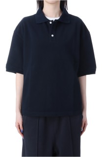 WIDE POLO SHIRT - WHITE (25MMSCU09)