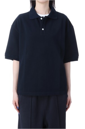 WIDE POLO SHIRT - NAVY (25MMSCU09)
