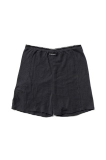 Eyelet Lace Shorts - CHARCOAL GRAY (31251665602)