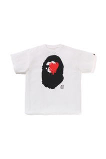 x BAPE FACE SS TEE / WHITE (EU-HR8-0000-C30)