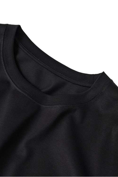 トップス THE DAY PREMIUM SILKY JERSEY T-SHIR PREMIUM SILKY JERSEY T-SHIRT / BLACK (D25SS-02001