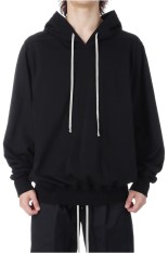 HOODIE / 09 BLACK (RU02E1281)